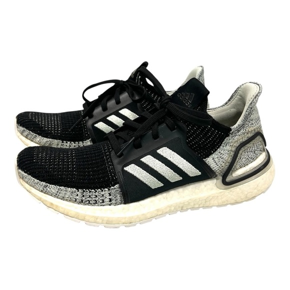 adidas Shoes - Adidas UltraBoost 19 Linen Green Black Oreo Athletic Running Shoes Women’s 8.5